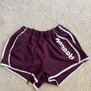 Reebok Women's Maroon Athletic Shorts